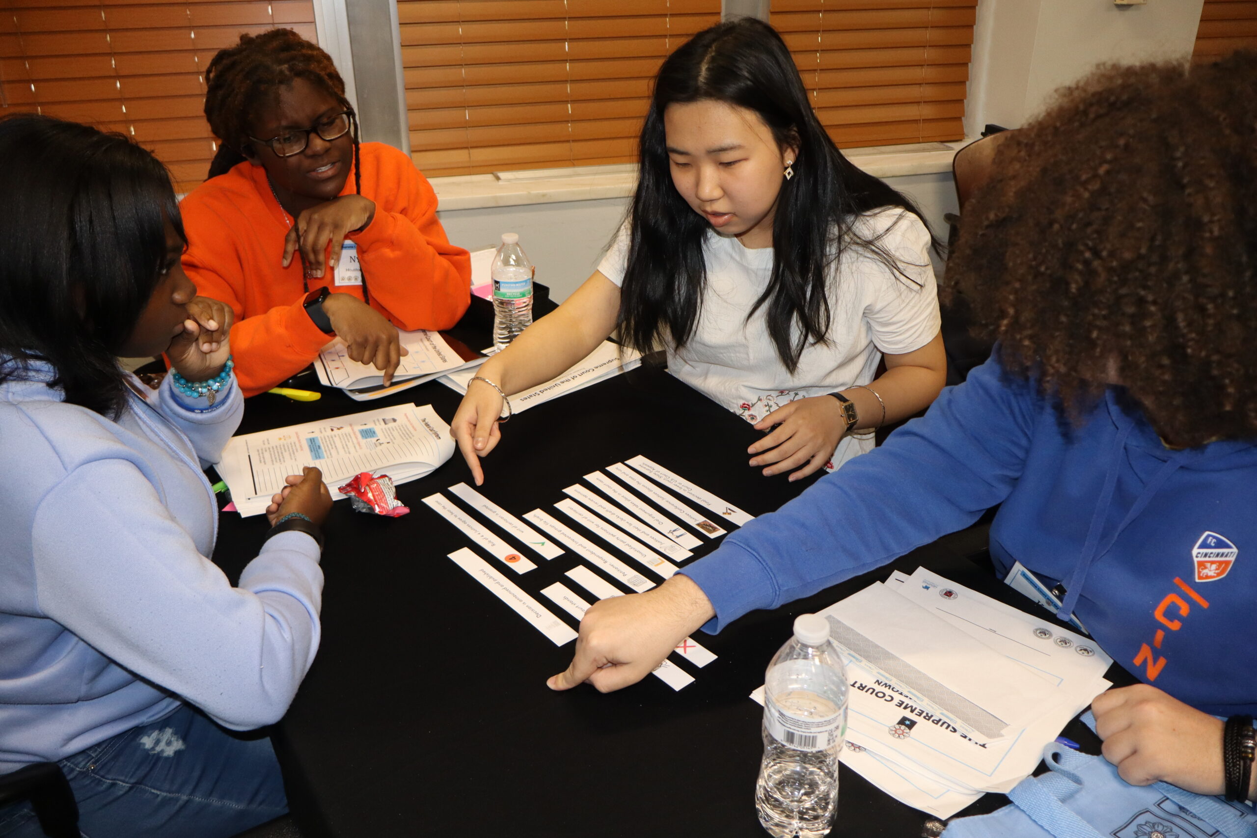 Memphis Students work together to determine how a case makes it to the Supreme Court